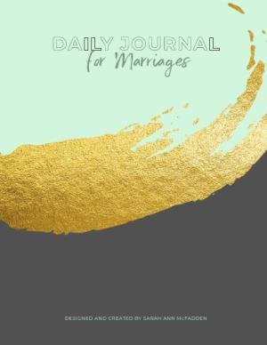 Connect with your spouse using the Daily Journal for Marriages journal
